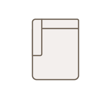 Bank90px 1,5 Zits Divan XS Links