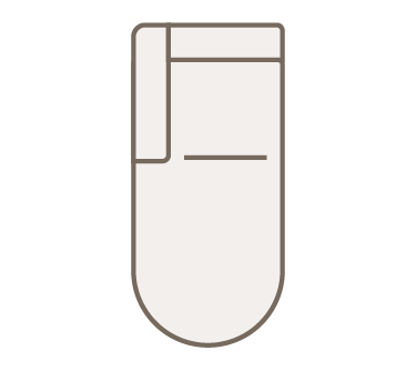 Bank90px 2 Zits Longchair Rond Links