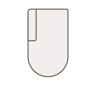 Bank90px 1,5 Zits Ottomane Rond Links