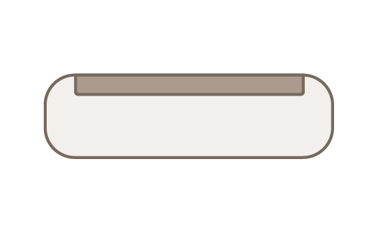 E Eetkamerbank 2 Rondingen 260